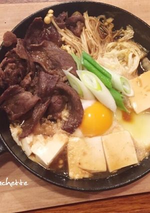 *簡単*スキレットdeすき焼き風　すき煮-レシピのメイン写真