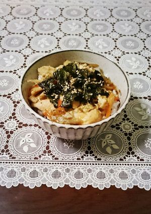 *＊鶏で柳川風どんぶり＊*-レシピのメイン写真