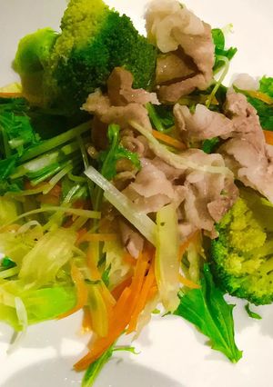 蒸し物◎豚肉と彩り野菜の蒸しサラダ-レシピのメイン写真