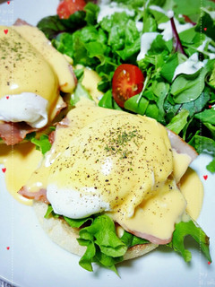 エッグベネディクト-レシピのメイン写真