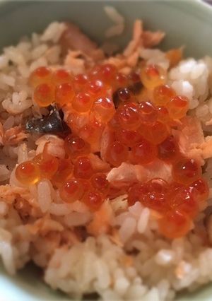 鮭はらこめし☆簡単に再現してみました！-レシピのメイン写真