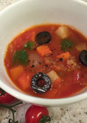 野菜たっぷりミネストローネ-レシピのメイン写真