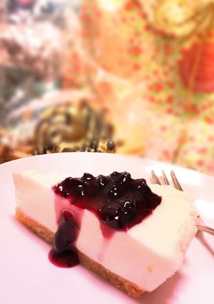 ヨーグルトの爽やかレアチーズケーキ-レシピのメイン写真