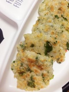 離乳食後期 納豆おやき!手づかみ食べに-レシピのメイン写真