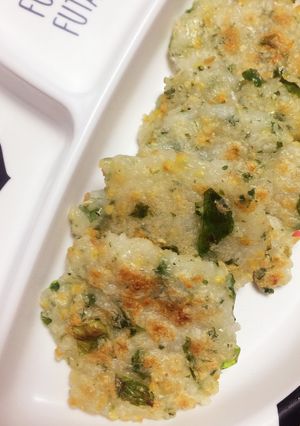 離乳食後期 納豆おやき！手づかみ食べに-レシピのメイン写真