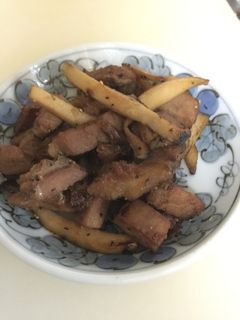 チャーシューきのこ炒め-レシピのメイン写真