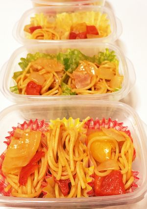 【お弁当用】フライパンひとつでナポリタン-レシピのメイン写真