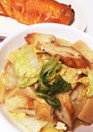 ☆簡単☆白菜と高野豆腐の炒め煮-レシピのメイン写真