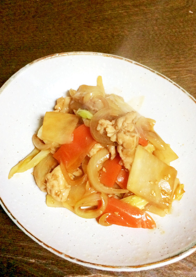 豚肉と大根のとろーり炒め♪-レシピのメイン写真