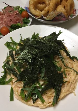 明太子のクリームパスタ♪-レシピのメイン写真