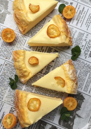 小麦粉不要❣️チーズスフレケーキ-レシピのメイン写真
