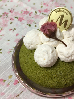 桜と抹茶の小さなケーキ-レシピのメイン写真