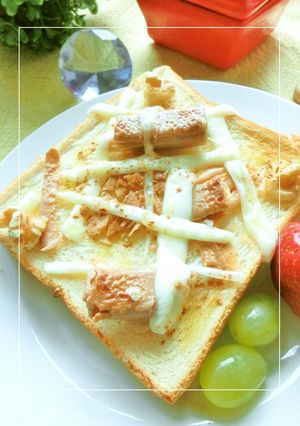 ルマンド×胡桃の塩チーズトースト-レシピのメイン写真