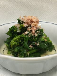 簡単さっぱり♪ 菜の花の煮浸し 5分-レシピのメイン写真