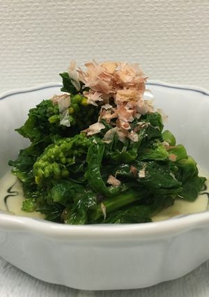 簡単さっぱり♪ 菜の花の煮浸し 5分-レシピのメイン写真