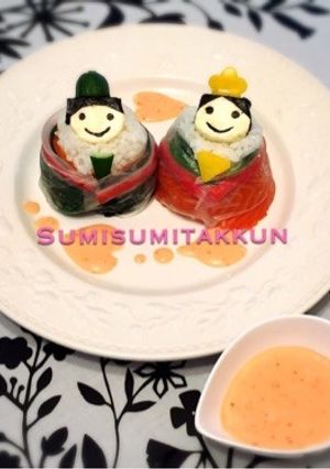 ひな祭りに☆酢飯おにぎり♡-レシピのメイン写真