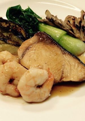 yin yang ブリとエビの照り焼き-レシピのメイン写真