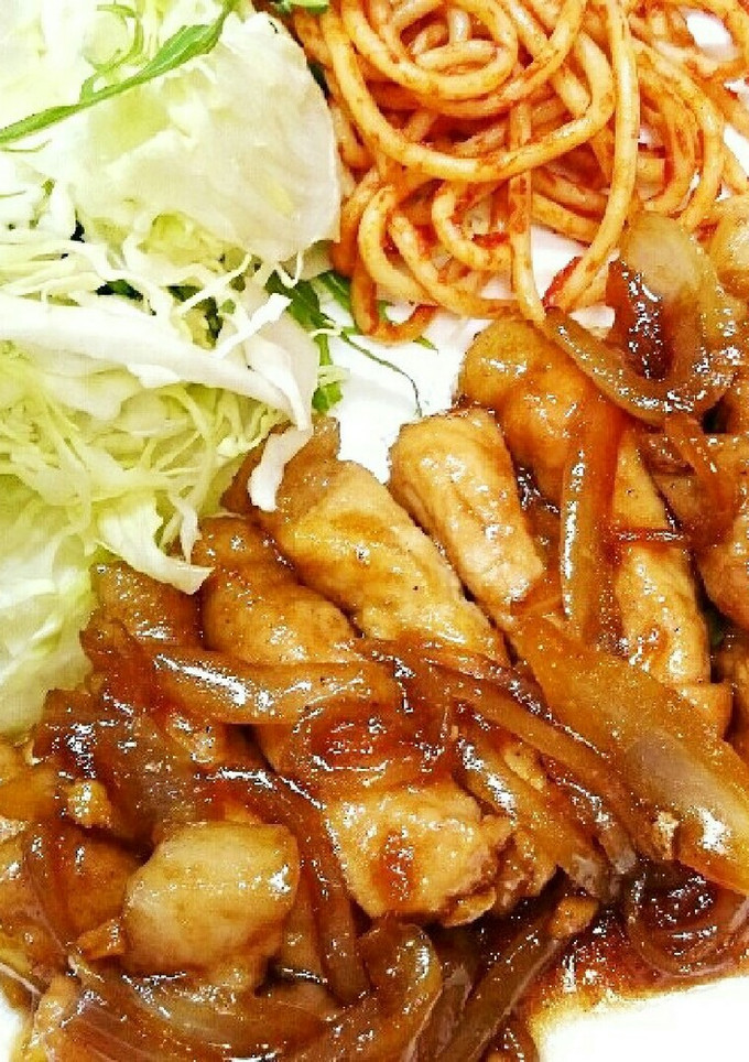 簡単で美味しい!厚切りポークの生姜焼き♪-レシピのメイン写真