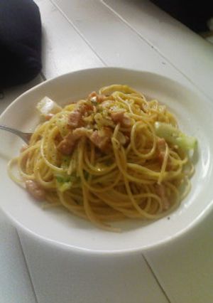 春キャベツとベーコンのパスタ-レシピのメイン写真