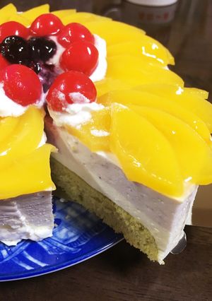 春＊【レアチーズケーキ】＊ひな祭り-レシピのメイン写真