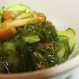 ポン酢で!めかぶとナメコのさっぱり和え物