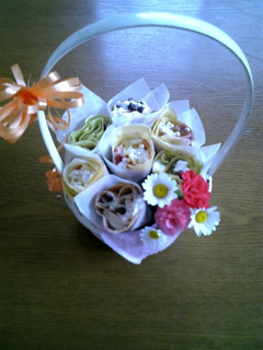 母の日に♪クレープ花束-レシピのメイン写真