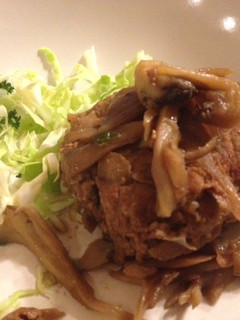 ごぼうと舞茸のヘルシーハンバーグ-レシピのメイン写真