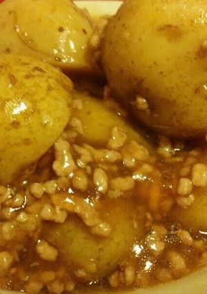 ごはんが進む！そぼろあんかけで肉じゃが♪-レシピのメイン写真