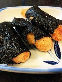 山芋と明太のフワフワ磯辺揚げ-レシピのメイン写真