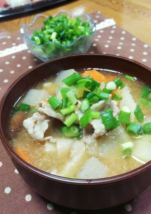 根菜たっぷり♡豚のかす汁酒粕少なめ♪-レシピのメイン写真