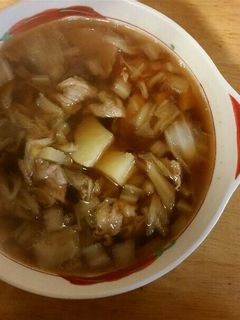 豚肉と白菜とじゃがいもの煮物-レシピのメイン写真
