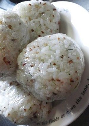 雑穀茶おにぎり-レシピのメイン写真