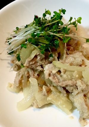 アスリート 豚コマと玉葱の酒粕味噌漬焼き-レシピのメイン写真