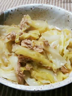 キャベツとツナ煮物〜調味料2つだけ第6弾-レシピのメイン写真
