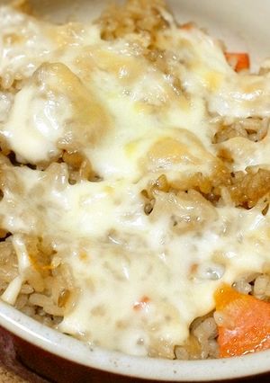 リメイク☆炊き込みご飯ドリア風-レシピのメイン写真