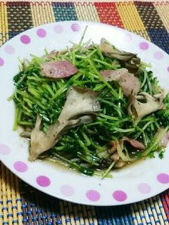 簡単♪マジックソルトで豆苗炒め-レシピのメイン写真