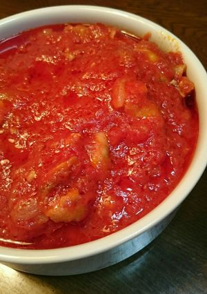 簡単！鶏もも肉のトマトソース煮-レシピのメイン写真