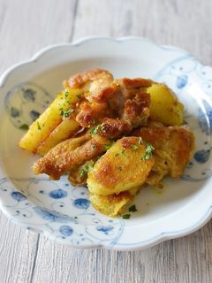 鶏もも肉のカレー炒め【作り置き】-レシピのメイン写真