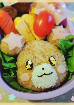 魔法使いプリキュア♡モフルンのキャラ弁-レシピのメイン写真