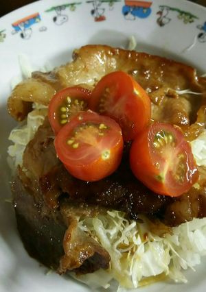 ロース豚丼-レシピのメイン写真