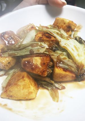 簡単★ダイエットに！豆腐キャベツ炒め-レシピのメイン写真