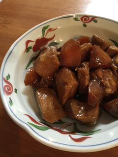 里芋と鶏肉と人参の煮物-レシピのメイン写真