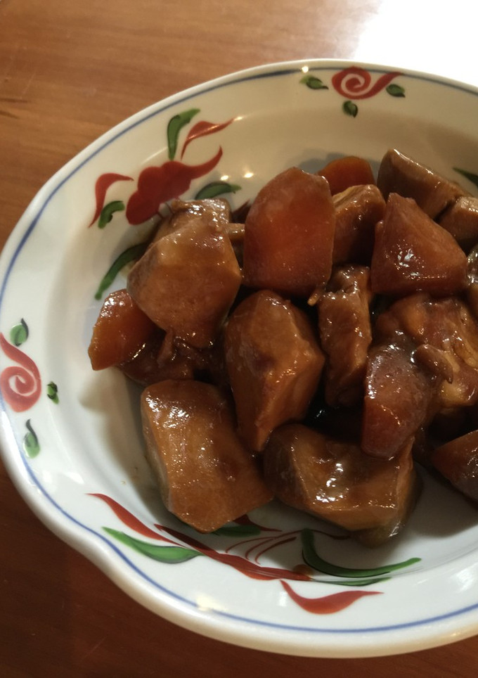 里芋と鶏肉と人参の煮物-レシピのメイン写真