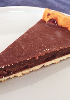 クランベリー入りチョコレートタルト-レシピのメイン写真