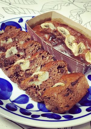 簡単☆HMでバナナチョコレートケーキ☆-レシピのメイン写真