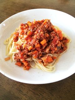簡単!野菜たっぷりミートソース-レシピのメイン写真
