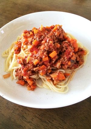 簡単！野菜たっぷりミートソース-レシピのメイン写真