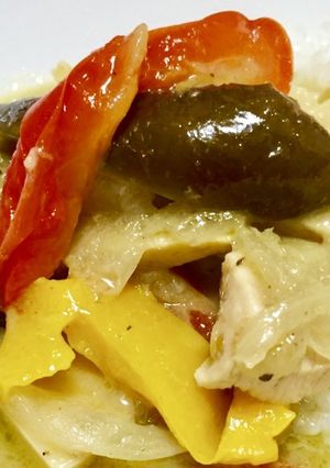 ナスと竹の子で☆旨味グリーンカレー-レシピのメイン写真
