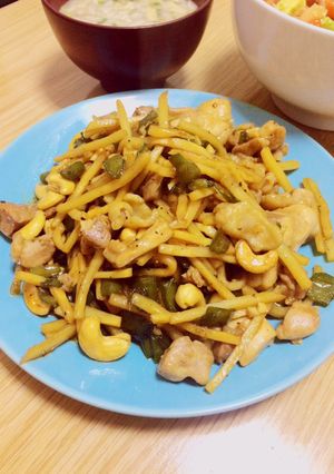 とっても簡単！鶏肉のカシューナッツ炒め♪-レシピのメイン写真