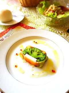 スモークサーモンと彩り野菜のテリーヌ-レシピのメイン写真